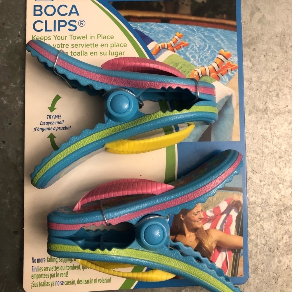 Boca sandal clips